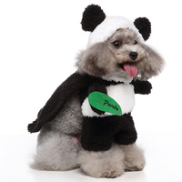 Costume d'été pour chien, parodie de vêtements pour animaux de compagnie, Halloween, Noël, cosplay, Père Noël, panda, coursier, mignon, drôle, écologique