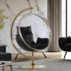 Moderna sedia a bolle-Hotel acrilico sfera oscillante per mobili da esterno per soggiorno Patio balcone - Product Image 3