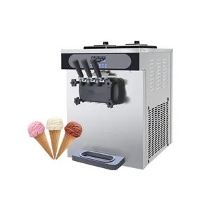 Ice Cream Makers Automatic Batch Freezer Roll Gelato Making Hard Commercial Ice Cream Machine For Business Prices Yogurt Cup