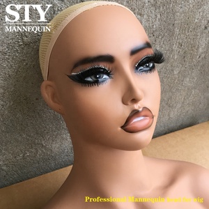 <span class=keywords><strong>Testa</strong></span> di manichino in Pvc con spalle femminili per esposizione di parrucche <span class=keywords><strong>testa</strong></span> di manichino afroamericano <span class=keywords><strong>testa</strong></span> <span class=keywords><strong>e</strong></span> busto di manichino femminile - Product Image 2
