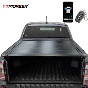 YTPIONEER No Drilling Installation Pickup Electrical Roller Lid Shutter Tonneau Cover For Ford-150 Wrangler F150