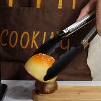 Manjia – Nouveauté : Ensemble de 19 ustensiles de cuisine en silicone avec manche en bois, planche à découper et seau de rangement – Kit d'accessoires de cuisine
