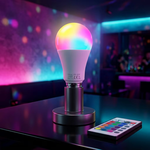 Bombilla LED Inteligente Fxpot de Alta Calidad, Precio de Fábrica, RGBW Regulable, CRI 80, Garantía de 2 Años, E26/E27/B22, AC 85-265V, 10W - Product Image 2