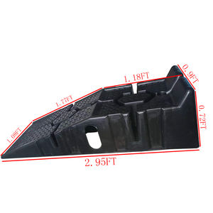 Rampes de Service de véhicule extérieur de <span class=keywords><strong>Garage</strong></span> Portable de haute qualité rampe de réparation de voiture rampe en plastique Durable rampe de voiture - Product Image 4