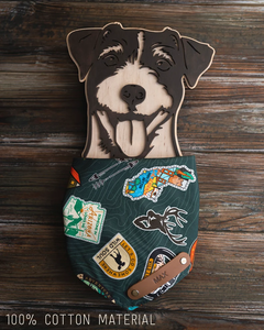 2024 Moda Algodão Pet <span class=keywords><strong>Bandana</strong></span> com vários tamanhos e cores opções para uso ao ar livre - Product Image 3