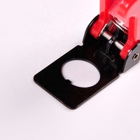 Cache-poussière pour interrupteurs à bascule, capuchon de protection en plastique pour interrupteur à bascule, rouge et noir
