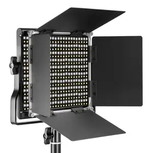 Neewer Professionele Metalen 3200-5600K Bi-Color Led Video Light Cri 96 + Led Paneellamp Voor Studio