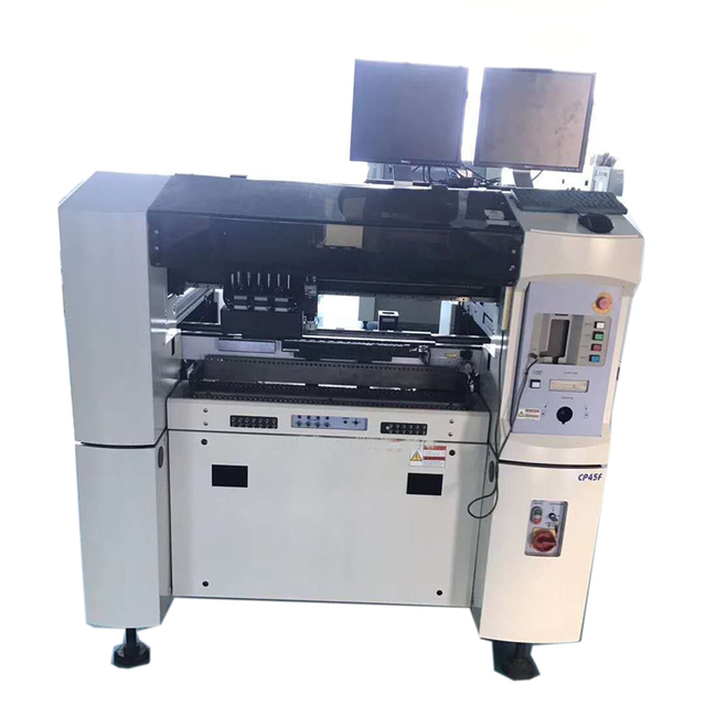 Used Samsung CP40 CP45 CP45FV CP45NEO SMT Pick and Place Machine with Core PLC & Motor Components Option