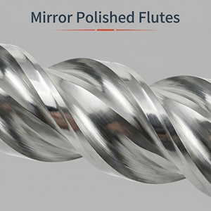 Fraise à bout en carbure monobloc à 3 cannelures, haute précision, pour aluminium, revêtement DLC, fraise pour routeur CNC, OEM/ODM, hélice 45 - Product Image 3