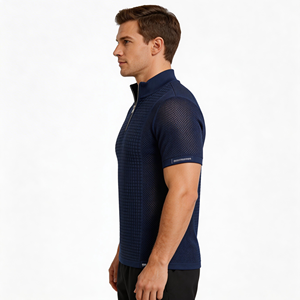 <span class=keywords><strong>Maillot</strong></span> de football pour homme en coton 100% tricoté, sportif, uni et respirant - Product Image 3