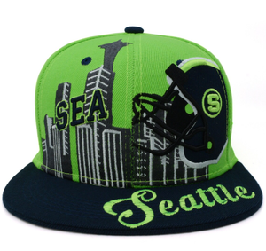 <span class=keywords><strong>Gorra</strong></span> Deportiva Personalizada con Diseño Exclusivo SS26 Seattle New Leader Downtown Football SEA Helmet S Lime, <span class=keywords><strong>Gorra</strong></span> <span class=keywords><strong>de</strong></span> Béisbol con Cierre a Presión del Equipo <span class=keywords><strong>de</strong></span> Fútbol Urbano - Product Image 4