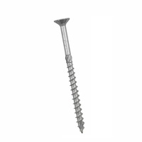 Vis à bois structurelles robustes à tête étoile, type 17, à pointe biseautée, revêtement Dacromet/oxyde noir, pour poteaux et poutres (en pouces)