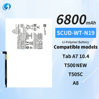 Batterie de tablette Li-ion de remplacement originale SCUD-WT-N19 6800mAh pour Samsung Galaxy Tab A7 10.4 T500 T505C