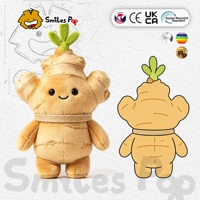 Boneka Jahe Lucu Super Lembut, Penghilang Stres, Dilapisi UV Aman, Tidak Beracun, Boneka Isi untuk Hadiah Anak, Dekorasi Rumah