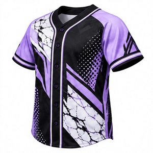 Uniforme Deportivo de Béisbol de Alta Calidad, Sublimado, con Botones, para Hombre y Mujer, Transpirable, Ligero, para Equipos de Softbol, Venta al Por Mayor - Product Image 2