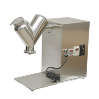 Petit mélangeur de poudre en forme de V pour usage en laboratoire, équipement de mélange vertical de particules, équipement de mélange de type V, machine de mélange de poudre