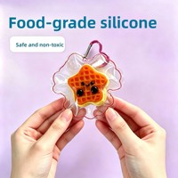 Jouets en silicone souple de qualité alimentaire faits à la main, designs de dessins animés réalistes, jouets anti-stress, nouveaux produits tendance, vente en gros disponible