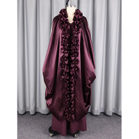 Robe longue vintage en satin Wenshuo, à volants, avec logo personnalisé, ensemble de robes à cordon de serrage, vente en gros, directement de l'usine