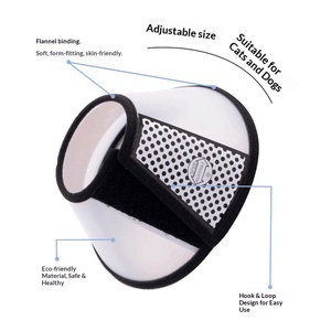 <span class=keywords><strong>Collar</strong></span> Isabelino para Mascotas, para Perros y Gatos, Anti-Lamido, Protector de Cabeza Suave con Diseño Sólido - Product Image 2