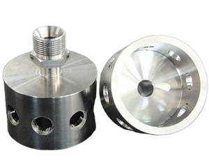 Pièces en acier inoxydable usinées CNC sur mesure en gros de Chine, pièces de rechange mécaniques OEM de haute précision avec perçage - Product Image 4