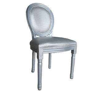 Francese louis pop lazer cut torna <span class=keywords><strong>sedia</strong></span> imbottita <span class=keywords><strong>barocco</strong></span> <span class=keywords><strong>argento</strong></span> <span class=keywords><strong>sedia</strong></span> di cerimonia nuziale - Product Image 2