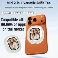 Mini écran de contrôle sans fil pour téléphone, moniteur portable pour caméra arrière avec écran magnétique pour l'enregistrement vidéo de vlogs