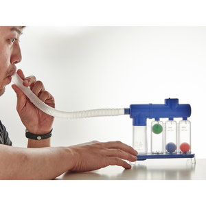 Lung Exercise Trainer Renforceur de capacité vitale avec dispositif d'entraînement respiratoire à 3 balles pour équipement de rééducation - Product Image 3