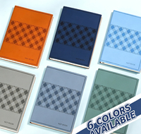 Libreta de PU con Logotipo Personalizado en Relieve, Tapa Dura A5, Diario de Negocios, Grabado en Caliente Plateado/Dorado, Bloc de Notas para Oficina