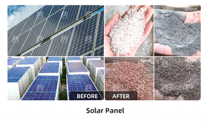 सौर अपशिष्ट पुनर्चक्रण नियमों को पूरा करें pv मॉड्यूल सौर ऊर्जा पैनल ग्लास-सिलिकॉन पृथक्करण रिकवरी यांत्रिक - Product Image 3