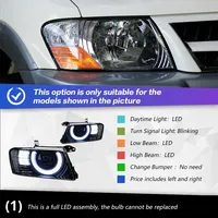 Feux de jour LED AKD pour modèle de voiture PAJERO 12V 65W 10000 Lumens 6000K Rétrofit/Mise à niveau Lampes automobiles