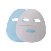 Tissu de masque durable à excellente absorption d'eau, 40 g/m², en fibre de lait colorée, contrôle du sébum, tissage uni, pour masque facial