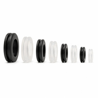 Passe-câble en silicone résistant à la chaleur et étanche, passe-câble en caoutchouc pour trous métalliques, panneaux, châssis, câblage LED