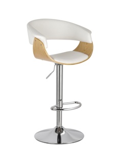 Cao trở lại nhà bếp truy cập Phân Ghế nhà bếp bằng gỗ thanh phân với footrest gỗ sồi Bắc Âu mộc mạc cổ điển hiện đại - Product Image 4
