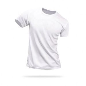 เสื้อยืดคอกลมแขนสั้นทรงโอเวอร์ไซส์ 180 กรัม สำหรับออกกำลังกาย วิ่ง และเล่นกีฬา ผู้ชาย แบบเรียบ รับผลิตตามสั่ง พร้อมสกรีนและปักลาย - Product Image 2