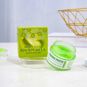 Crema Facial Antienvejecimiento con Frutas: Arándanos, Mango, Melocotón, Kiwi y Perilla, Loción Natural para el Cuidado de la Piel, Hidratante y Blanqueadora - Product Image 4