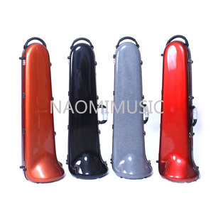 Custodia rigida NAOMI leggera e robusta per trombone tenore/basso con tracolla regolabile e rivestimento in peluche - Product Image 2