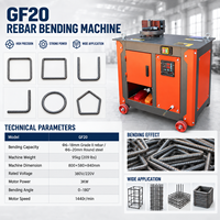 Machine de pliage automatique de barres d'armature CNC série GF 3KW pour le marché de la construction au Moyen-Orient, en Afrique et en Asie du Sud-Est