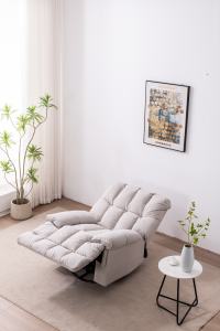 Vente directe usine – Fauteuil inclinable électrique moderne et extensible, confortable, en tissu, pour salon - Product Image 3