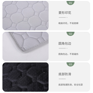 Alfombra refrescante para perros, alfombra para dormir para mascotas, alfombra para dormir de verano, cama para perros, alfombra refrescante de seda helada, adecuada para todas las estaciones, para cachorros de verano - Product Image 4