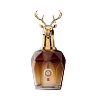 Tête de cerf haut de gamme parfum de voiture de luxe longue durée Orange Rose aromathérapie papier solide tableau de bord désodorisant ornements en verre