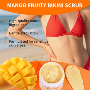 Exfoliante corporal para Bikini con sabor a Mango, elimina las manchas oscuras, área del Bikini, Partes privadas, exfoliante blanqueador brillante - Product Image 4