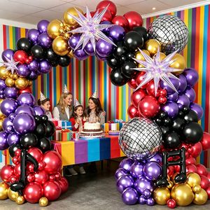 Kit <span class=keywords><strong>de</strong></span> Arco <span class=keywords><strong>de</strong></span> Globos <span class=keywords><strong>de</strong></span> Discoteca Personalizado, Globos <span class=keywords><strong>de</strong></span> Látex con Bola <span class=keywords><strong>de</strong></span> Discoteca y Globos <span class=keywords><strong>de</strong></span> Aluminio con Notas Musicales para Decoración <span class=keywords><strong>de</strong></span> Fiestas Retro <span class=keywords><strong>de</strong></span> <span class=keywords><strong>los</strong></span> 80s y 90s - Product Image 3