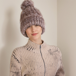 Costume d'Halloween Starlight en tricot personnalisé 2024 Tendance Snood Hat Beanie Fashion Glow in the Dark - Product Image 2