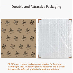 थोक समकालीन रानी राजा आकार गर्म हवा कपास की जेब में वसंत गद्दे - Product Image 6