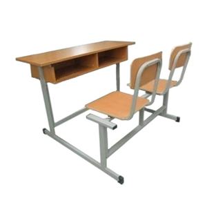 Escritorio y Silla Doble Moderna para Adultos, Mesa de Estudio Ajustable de Madera en Color <span class=keywords><strong>Blanco</strong></span> <span class=keywords><strong>Tiza</strong></span>, Según se Requiera - Product Image 3