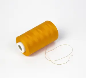 Çin tedarikçisi 20/2 20/3 40/2 50/2 iplik eğirilmiş Polyester dikiş ipliği