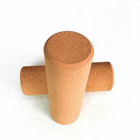 Hochdichter Massivkork 10*30cm Umweltfreundlicher Yoga-Block Fusselfreier Roller für Unisex Pilates Massage