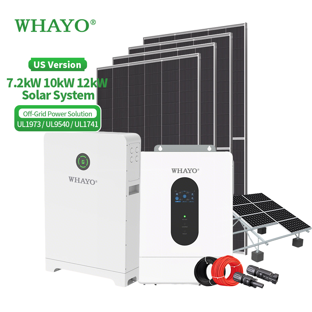 <strong>2026</strong> New Arrival 7.2kw <strong>Solar</strong> Panel System 10kw 12kw Home <strong>Solar</strong> Power System with Lithium <strong>Battery</strong>