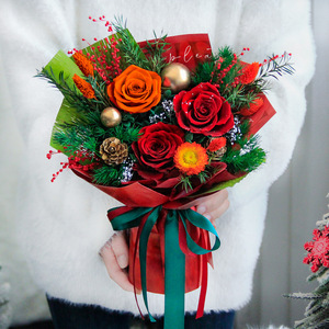 Regalo de Navidad, Día de San Valentín, Ramo de Flores Inmortales de Alta Gama, Producto Terminado para Novia - Product Image 3