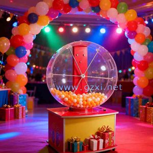 Asta di Gala di beneficenza ad alta capacità 800 palla meccanica ibrida che disegna la macchina della lotteria del legno - Product Image 1